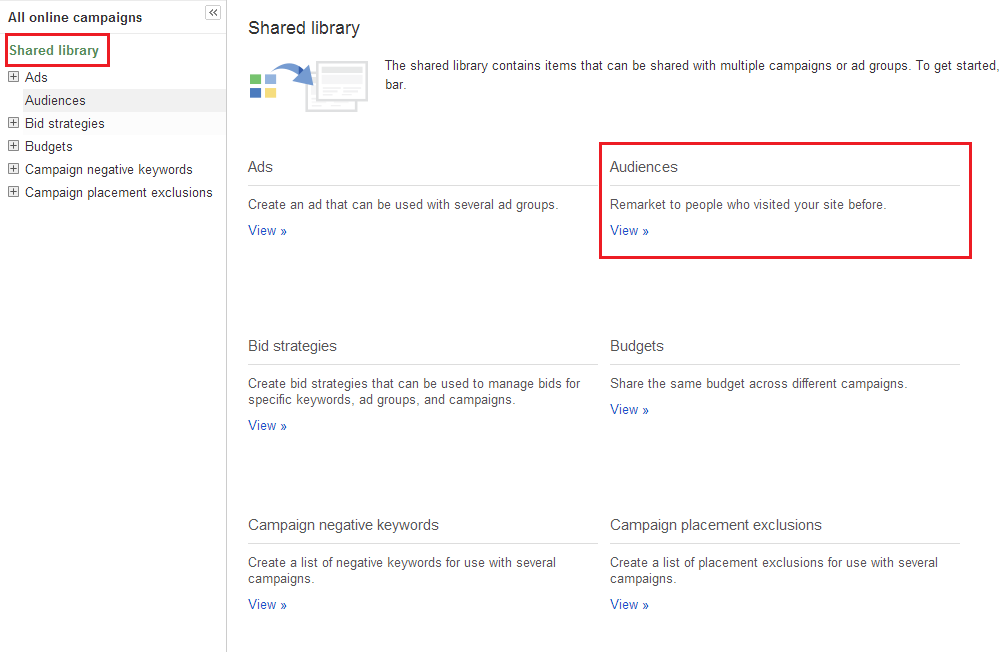 Google Adwords shared library