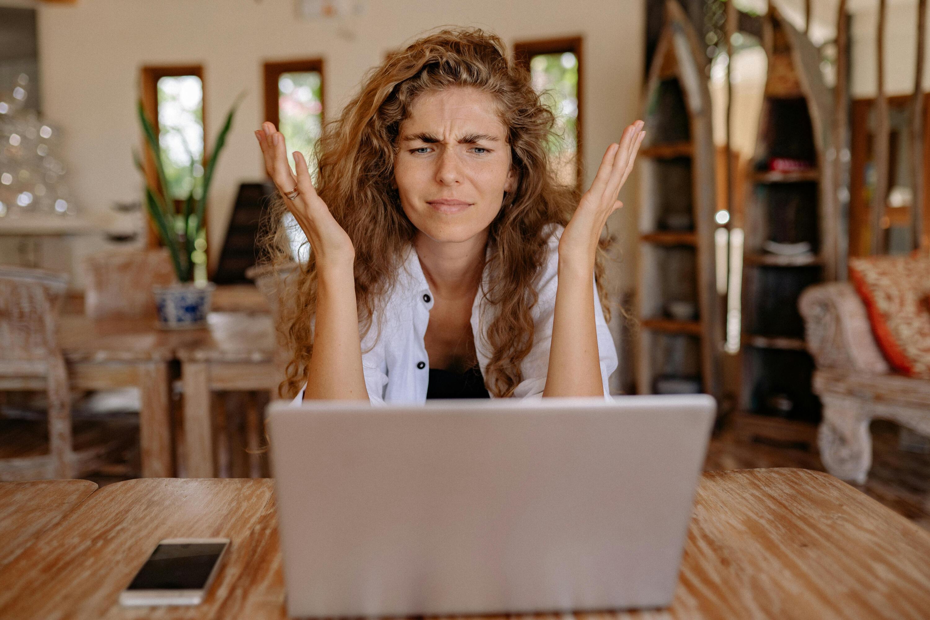 frustrated marketer