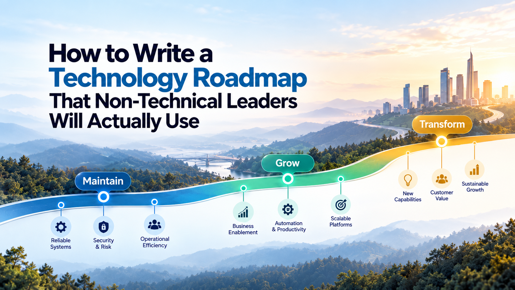 how to write a technology roadmap 