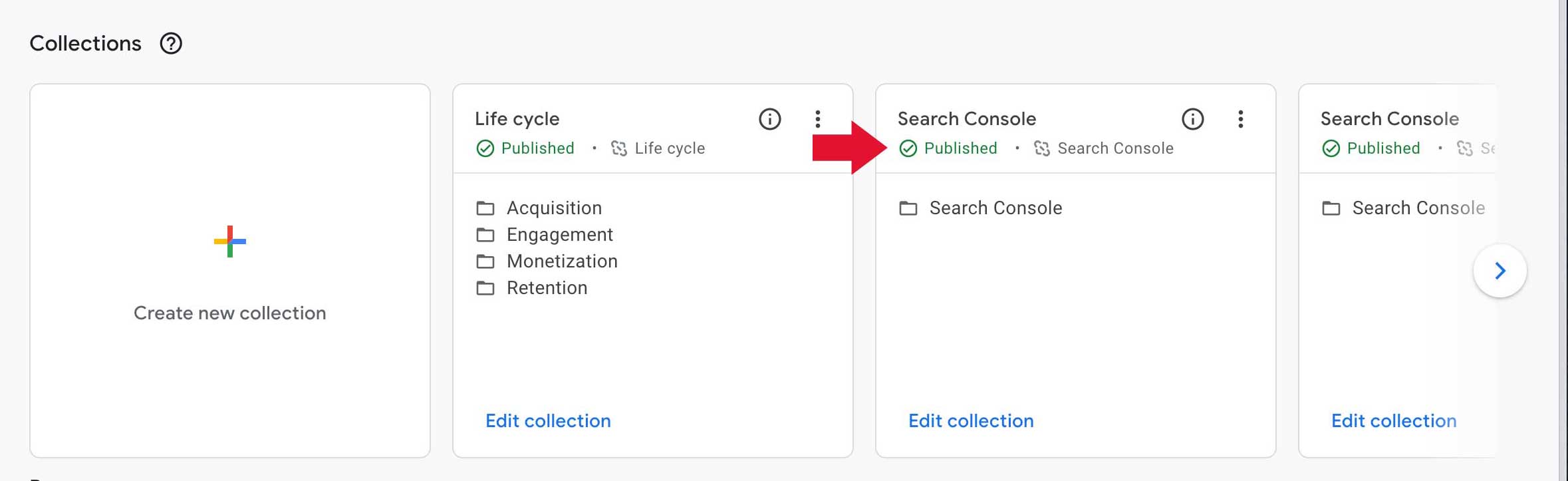Linking GA4 and Google Search Console, step 9