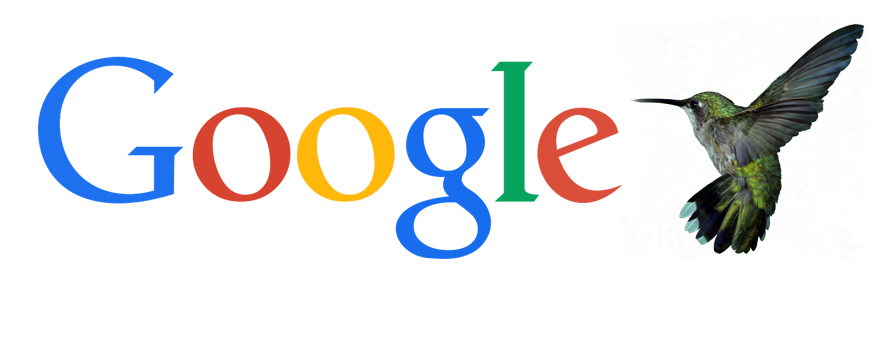 Google hummingbird banner